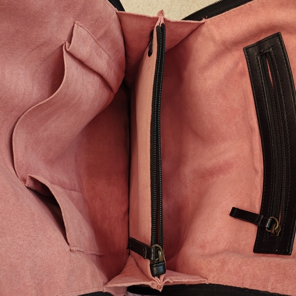 Y2K Latico Leather Perforated Black Leather Laptop Backpack. - Picture 12 of 12